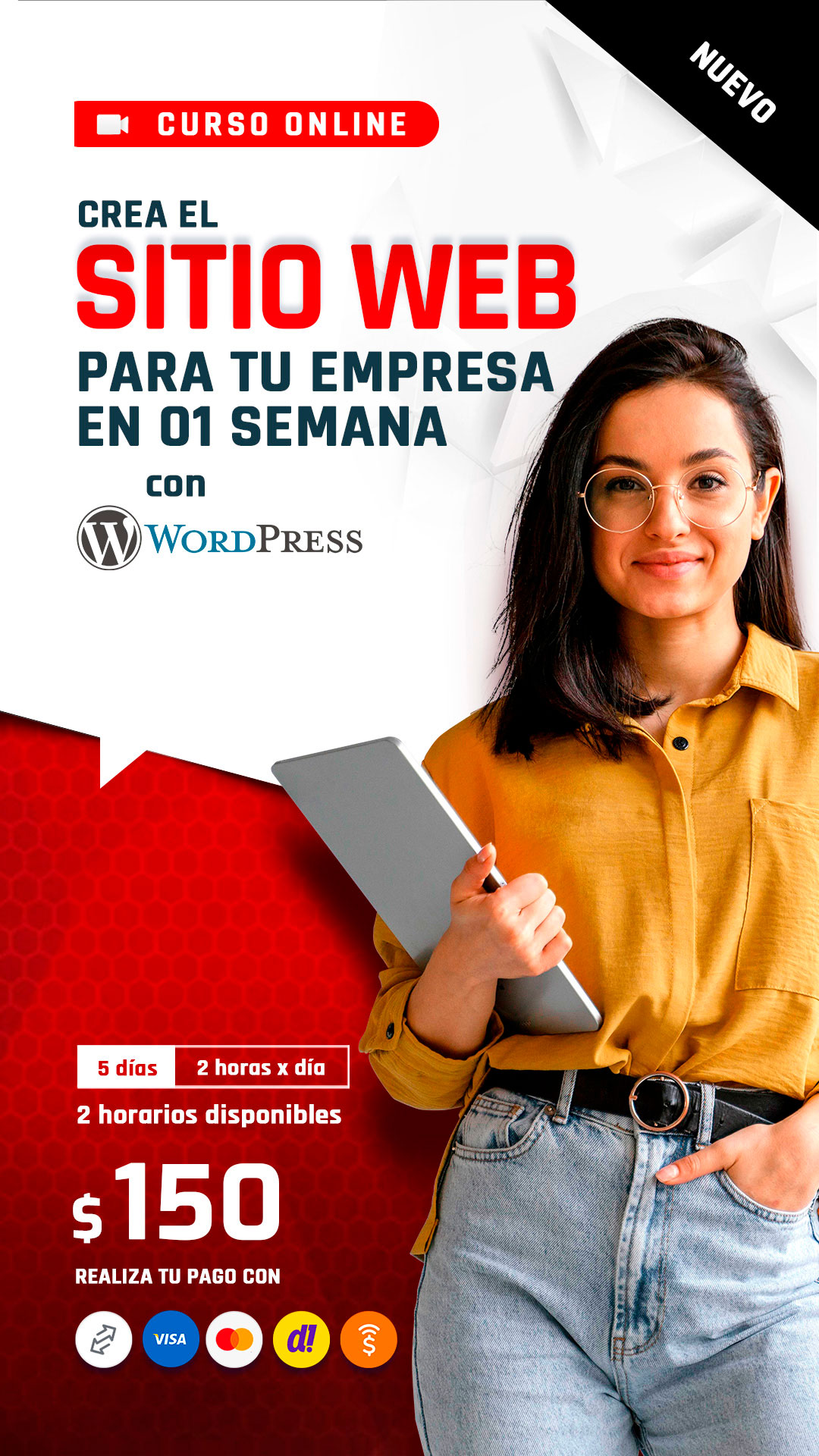 Crea tu pagina web con WordPress
